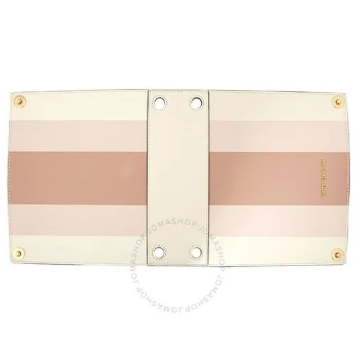 Ví Cầm Tay Michael Kors MK Medium Satchel Double Sided Cover- Ecru/Pink Màu Hồng